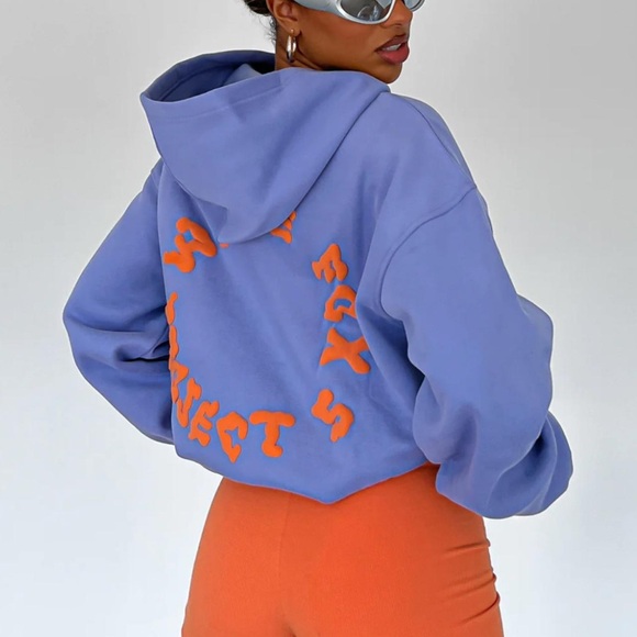 White Fox Project 5 Grape Hoodie women’s size Small NWT - Picture 1 of 5